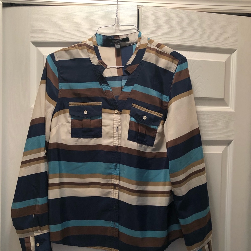 Colorful dressy blouse